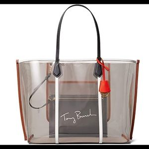 Tory Burch Perry PVC Oversized Tote Bag